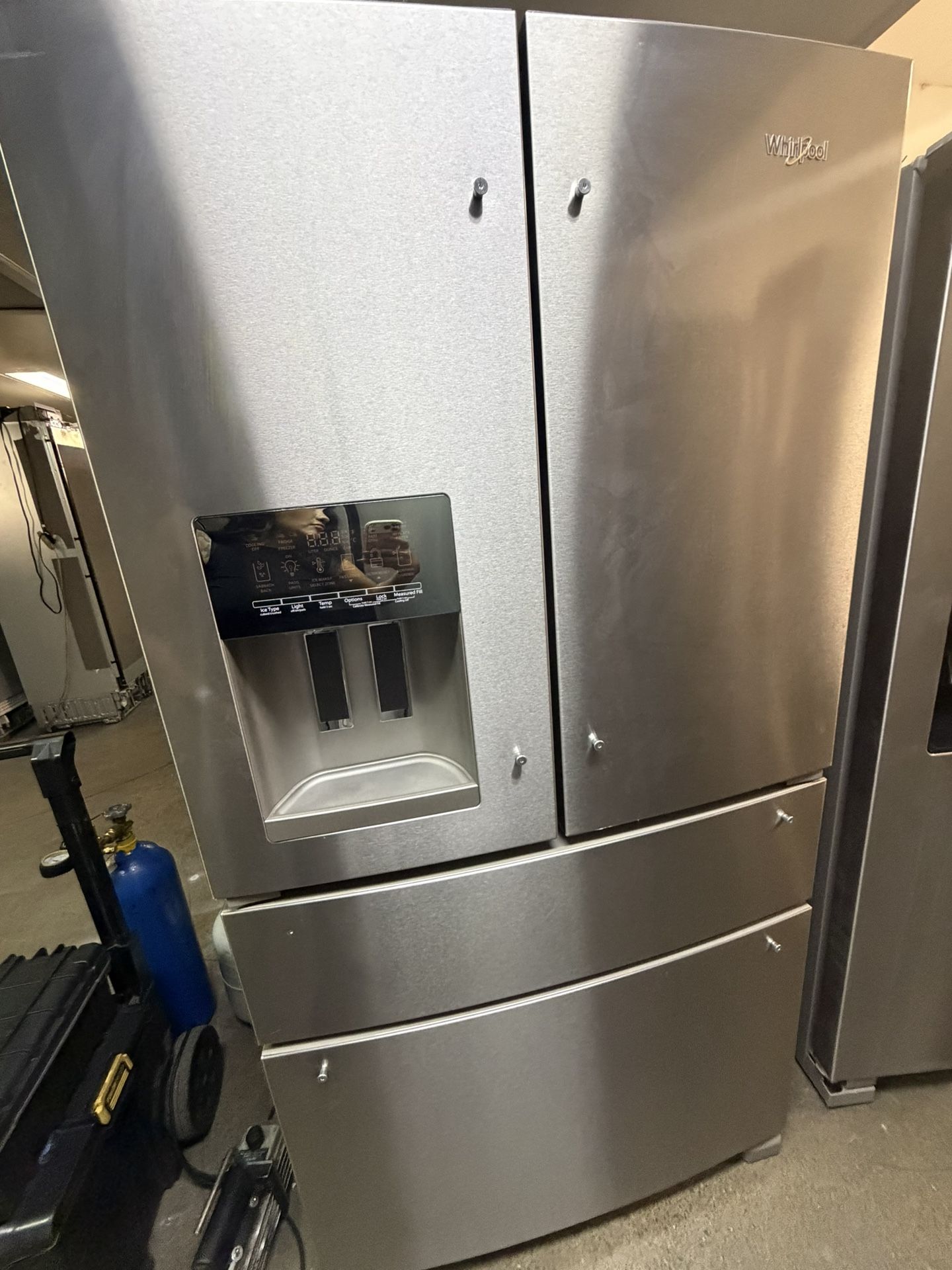 Whirlpool 4 Door Stainless Steel Refrigerator 