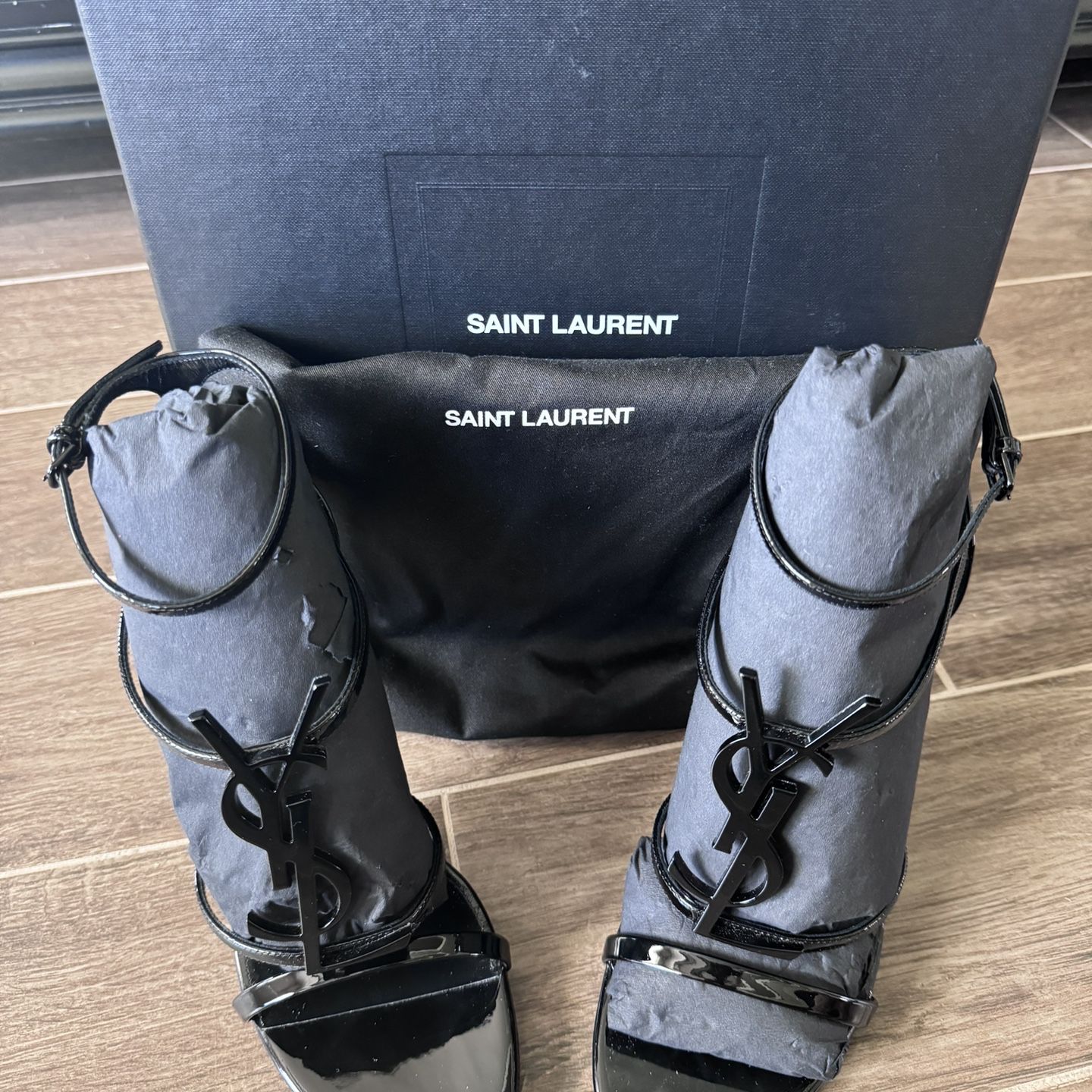Saint Laurent Casandra Heels - Worn Twice