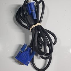 DVI + VGA Cable, $25