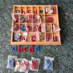 Montessori Lower Case Letters 