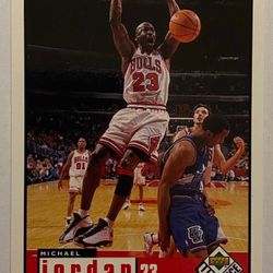 1997 NBA Michael Jordan, Upper Deck, Basketball Card Mint Condition!