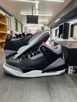 Jordan 3 Black Cement Size 9.5