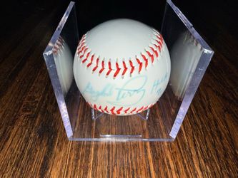 Gaylord Perry Hall Of Fame ‘91 Signed Baseball Display Case San Francisco Giants