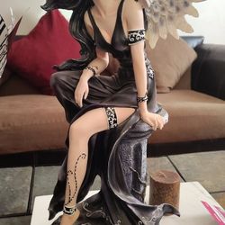Dark Fairy And Crystal Lamp For Sale 