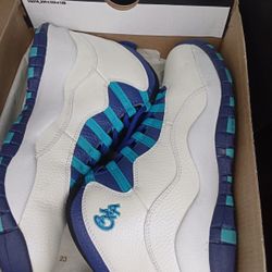 Air Jordan Retro 10 "Charlotte Hornets" Size 8 