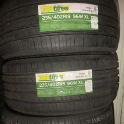 235/40/19 TBB Tires Nuevas $90 Cada Una Instaladas Y Balanceadas, Tenemos ALIGMENT, Shocks,Lift Kits,oil Change, Brakes Y Más 