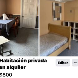 Renta Recámara Amueblada Par Este Enero 