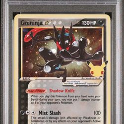 Pokemon GRENINJA-GOLD STAR 144 PSA 9