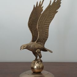 Brass Eagle Statue