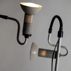 Ron Rezek Gooseneck Floor Lamps 