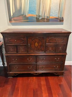 Dark Wood Dresser Chest