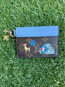 LV charms card holder