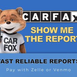 Fast and Reliable CARFAX Reports