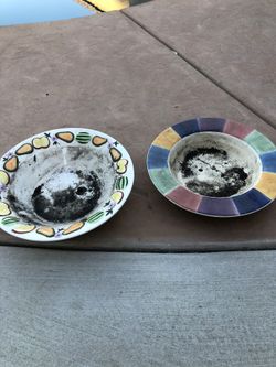 SER OF PLANTERS DISHES