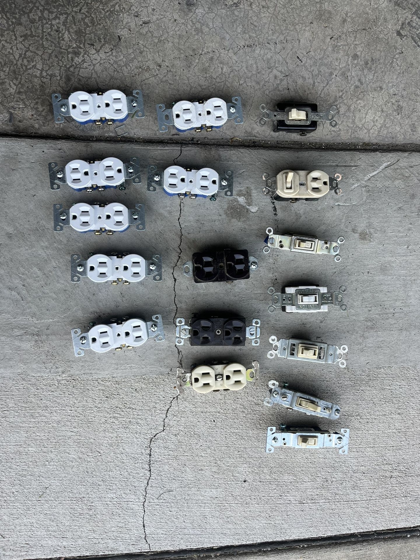 Electrical Switches And Receptacles.