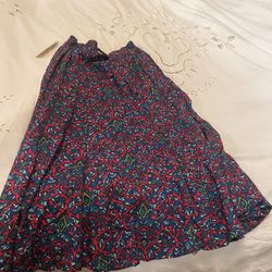 Vintage Beautiful Brand New Tags Attached Long Skirt Size 12