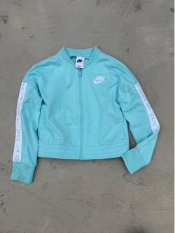 Nike light blue zip-up track jacket youth size small