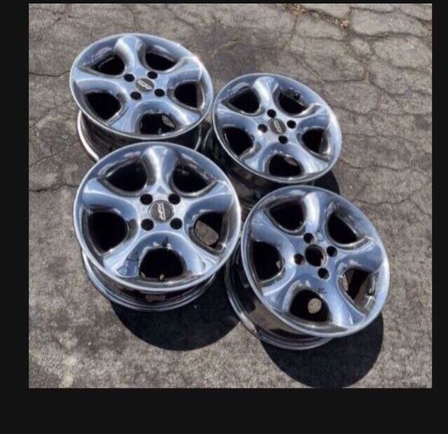 4 - 4x100 4x3.94 Chrome EMR 15x7 Honda Civic Fit Corolla Miata Xa Xb Ia Echo Wheels Rims !!!!!!!