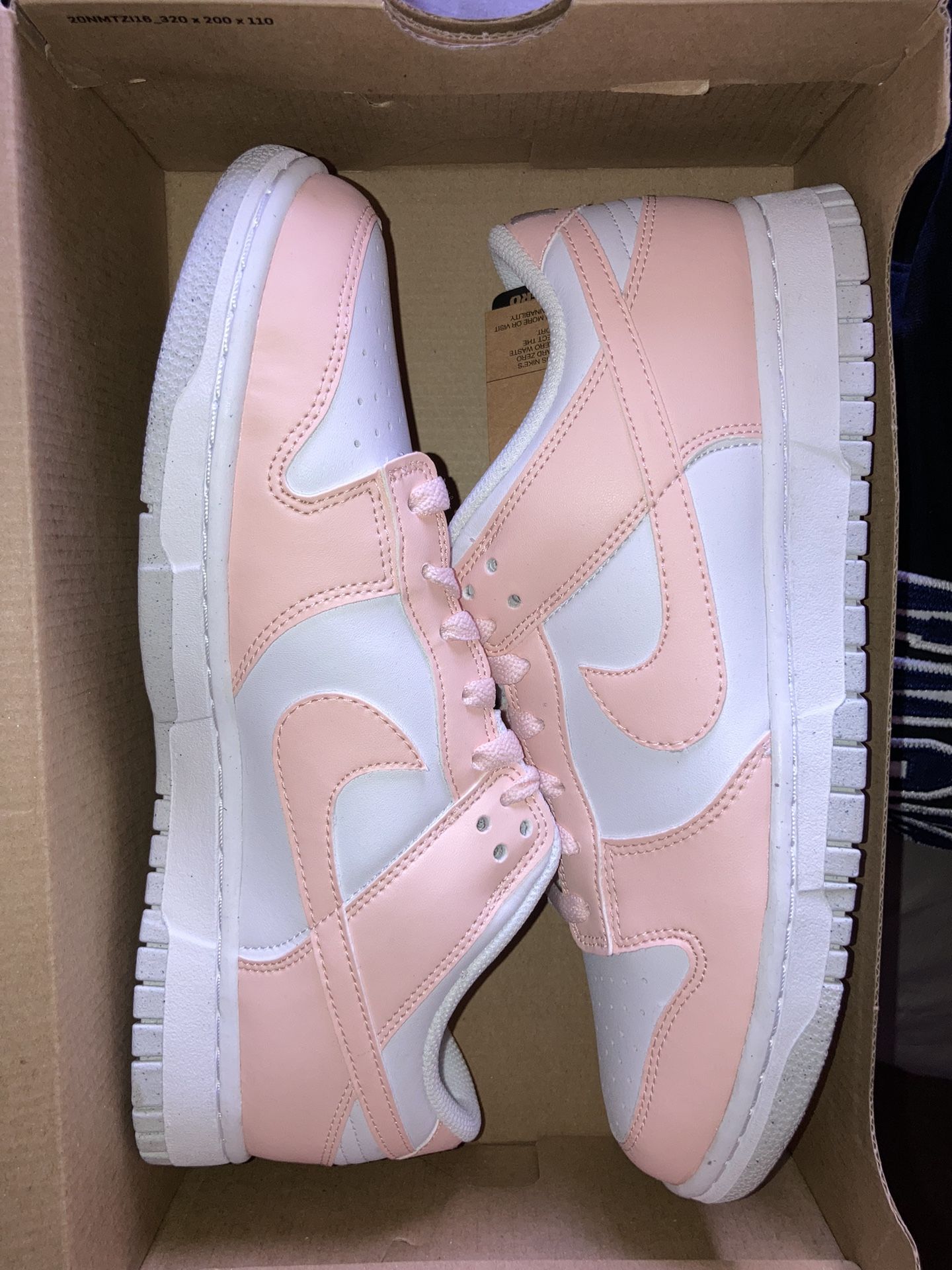 WOMENS NIKE DUNK LOW NEXT NATURE “PALE CORAL”