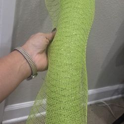 Green Apple Mesh Christmas Decor