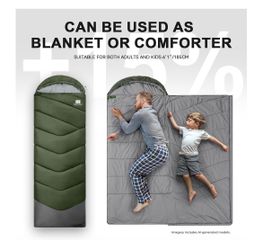Sleeping Bags for Adults Cold Weather & Warm,Backpacking Camping Sleeping Bag for Tall Girls Boys,Lightweight,Compact,Waterproof Camping Gear for Trav