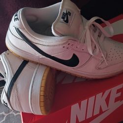 NIKE PRO SB White LOW DUNK   Gum. Size 9.5 $80