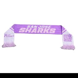 San Jose Sharks Hockey fights cancer scarf