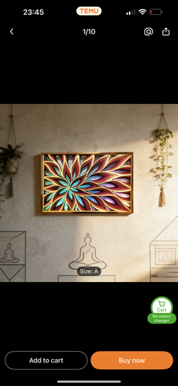 Brand new Flower Mandala Lamp 3D Layered Wall Art Neon Sign Room Wall Art for Living Room Home Decor Night Light Plaques Birthday Gift Wall Decor Wall