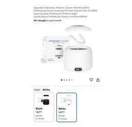 Brand new Upgraded Ultrasonic Retainer Cleaner Machine