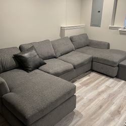 Double Chaise Sectional Sofa