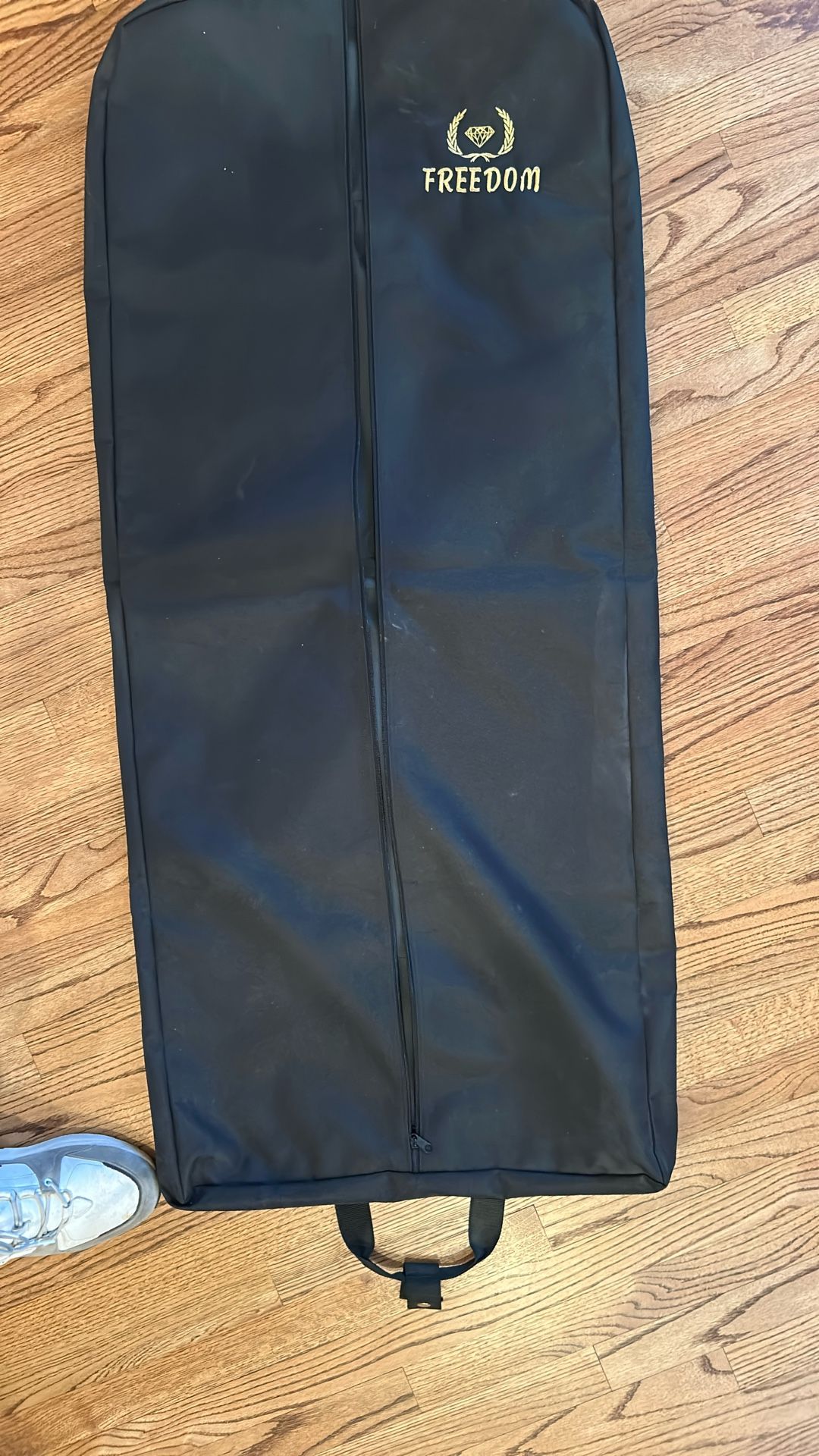 Black Garment Bag With freedom Logo