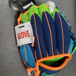 2 Franklin Mesh Tek 22812 Tee ball 9.5" Youth Glove Rawlings PL95 BASEBALL Glove 9 1/2” Brown Left Handed Youth Alex Rodriguez