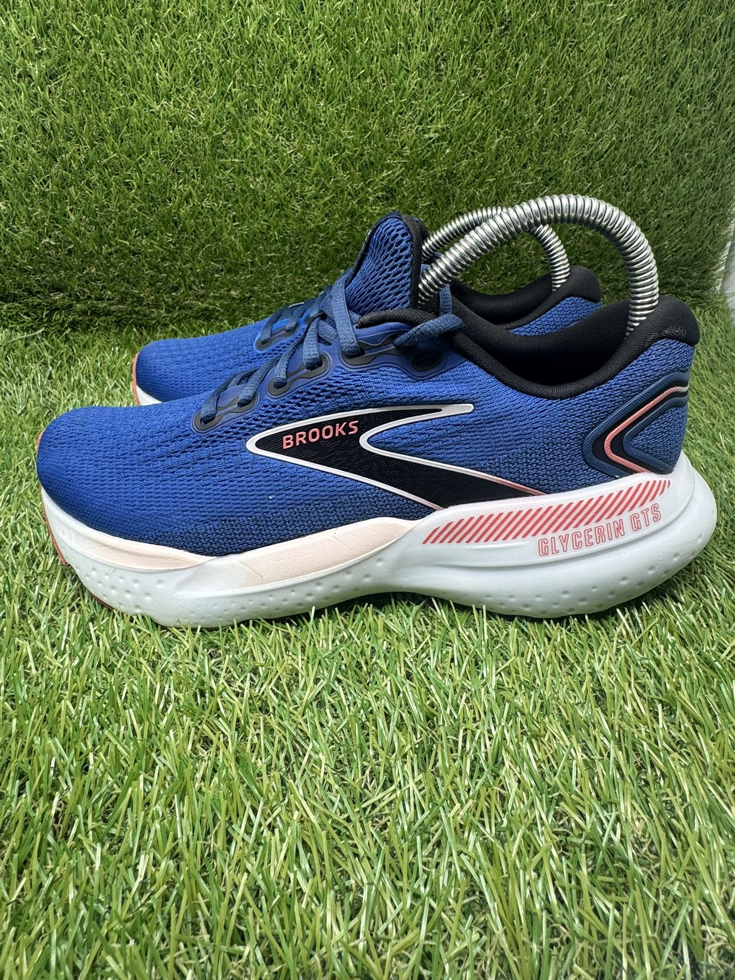 Brooks Glycerin 21 Womens Size 8 Blue Black Athletic Running Shoes Sneakers