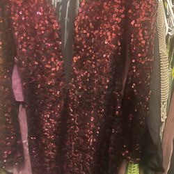 Sequin Dress Large  (Worn once )  Shipping Only 