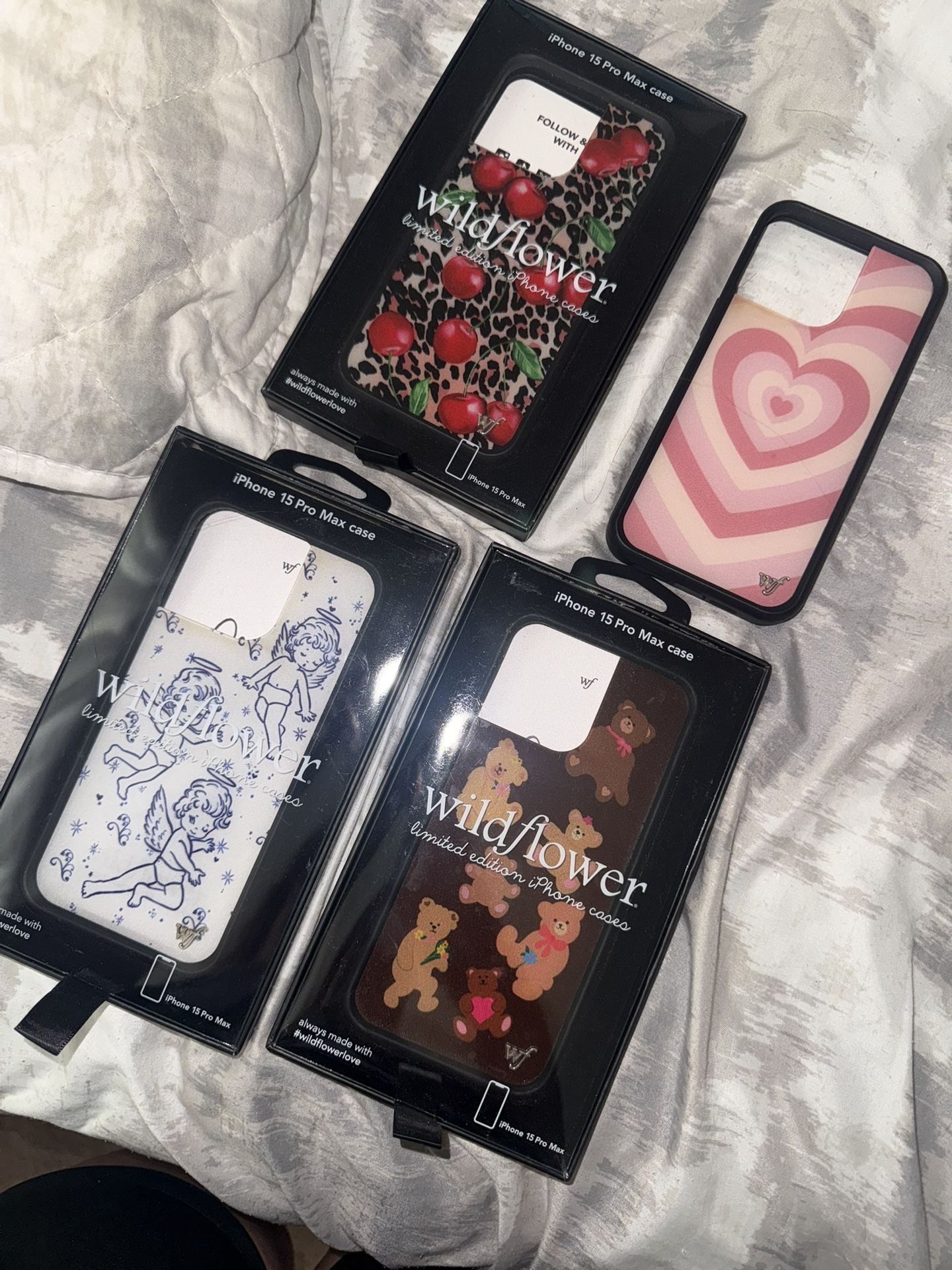 Wildflower iPhone 15 Pro Max Cases