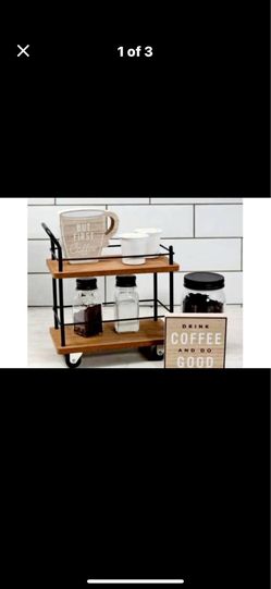 Mini coffee cart