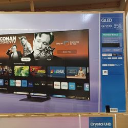 85" Screen QLED SMART 4K ULTRA HDTV BY SAMSUNG.  2024 Model.  Original Box SEALED