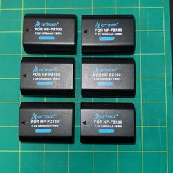 Sony NP-FZ100 Batteries USB-C Rechargeable