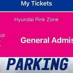 Rams Tailgate Pink Parking