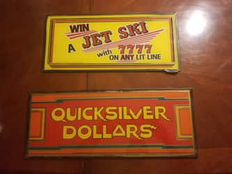 Slot machine glass