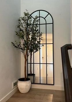 Free Delivery! Brand New 70”x26" Arched HD view, Shatter Proof, Aluminum Frame Standing Floor Mirror