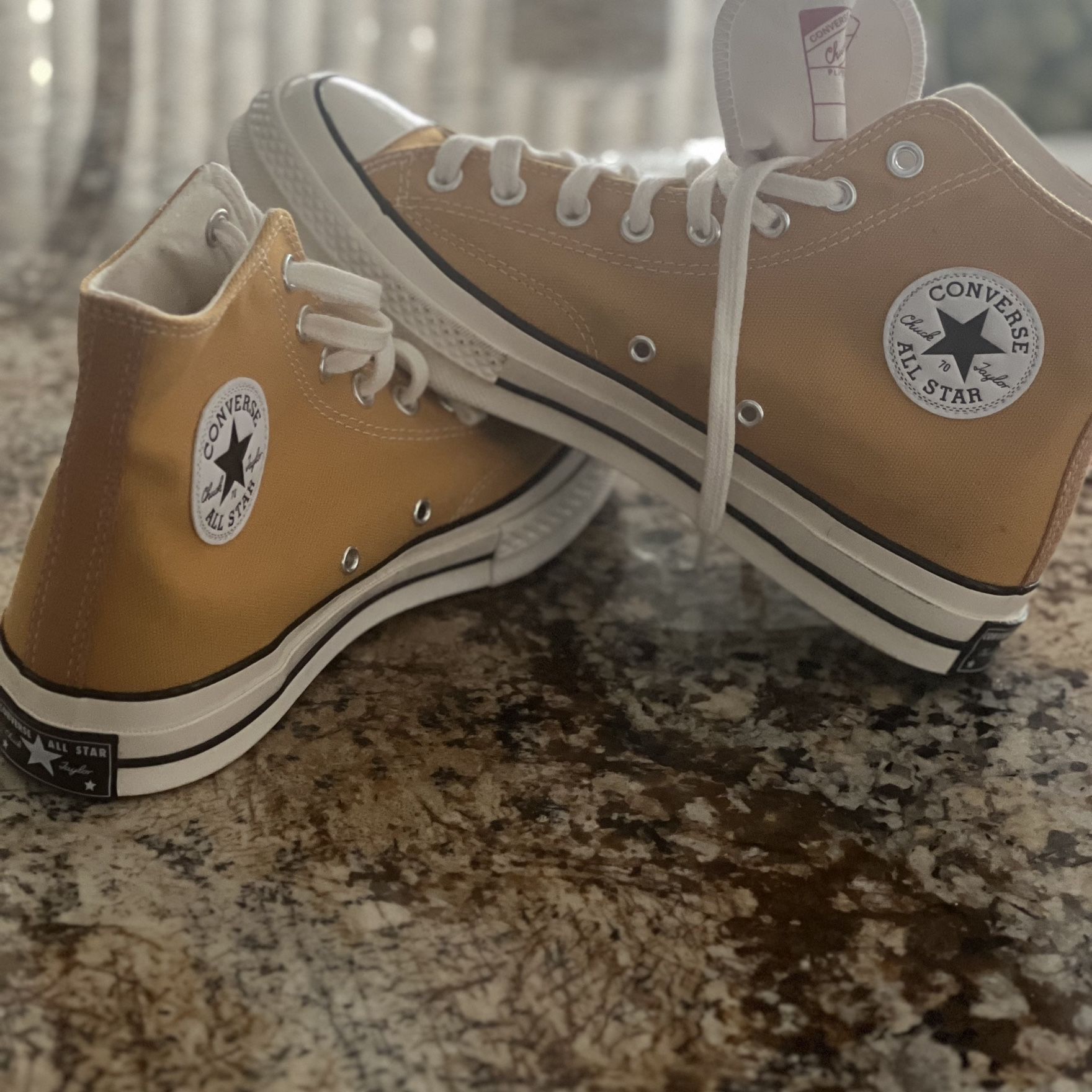 Brand New Mustard Converse