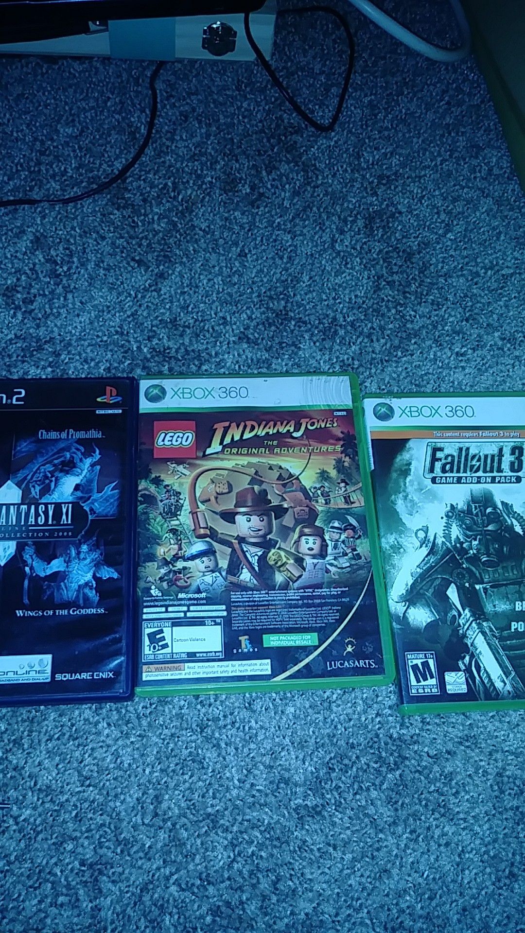 Final fantasy X1 van a diel collection xbox360 fallout 3 indiana Jones Lego Xbox 360