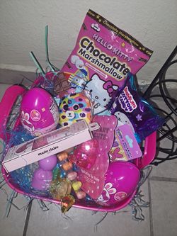 Hello kitty basket