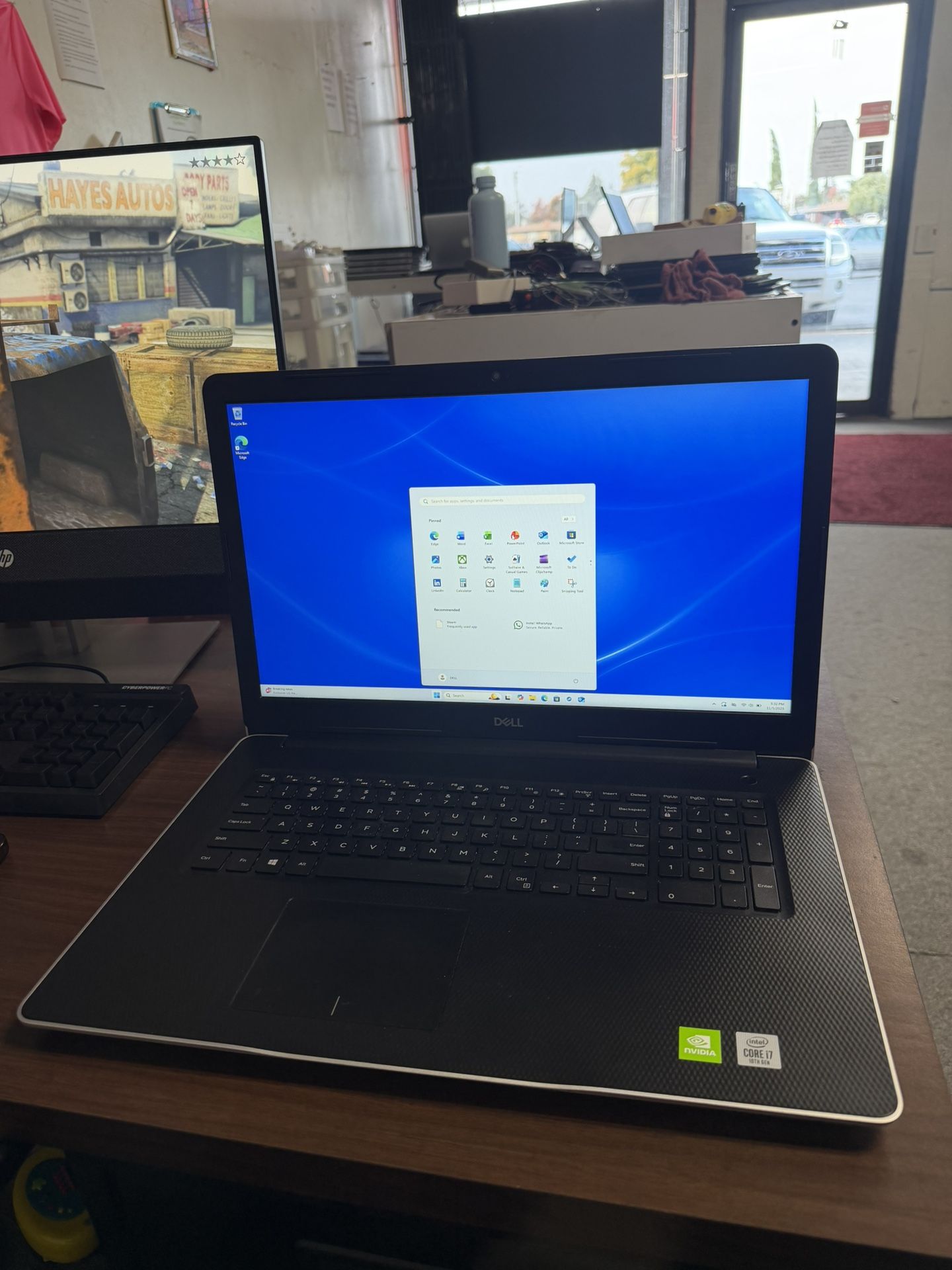 DELL 17” i7 10TH GEN NVIDIA GPU 16GB RAM 2TB SSD WINDOWS 11 PRO LAPTOP 