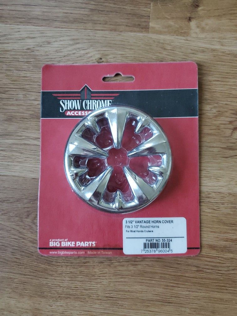 Yamaha Kawasaki Cruisers Vintage Horn Cover 3" And 3 1/4