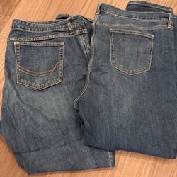 Women’s jeans size 20 $5 each. Located in Murray cash/Venmo. Fcfs or hold with Venmo