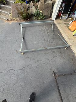 Metal bed frame adjustable.