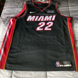 NBA Butler Miami Jersey Preowned Sz- 52 XL
