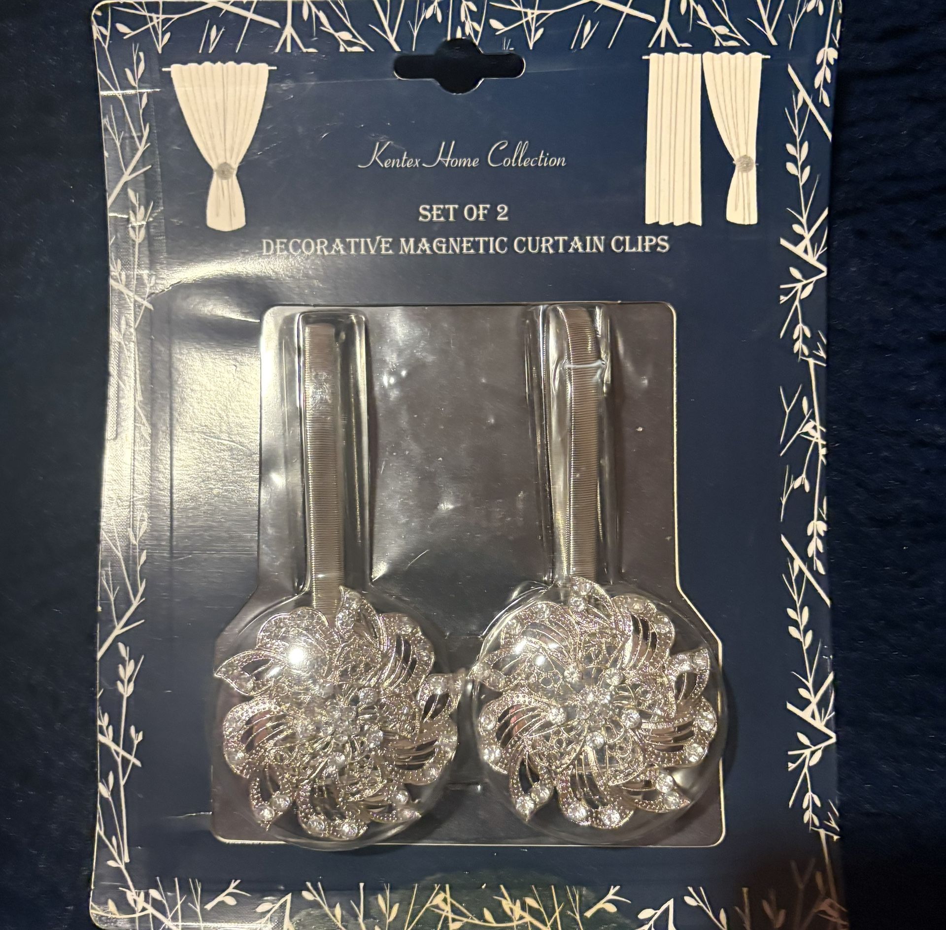 Magnetic Curtain Tieback Pair